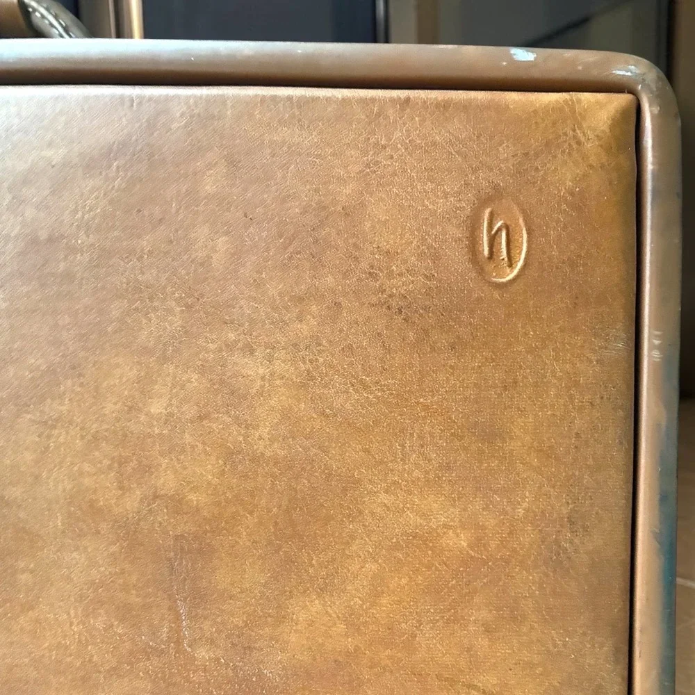 Vintage Hartmann Belting Leather‎ Attache Briefcase Tan USA 18x13x5